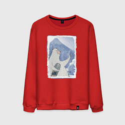 Мужской свитшот Зимние медвежьи селфи