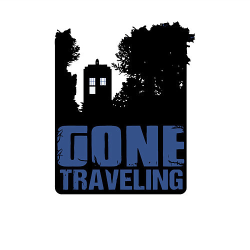 Мужской свитшот Отправился путешествовать / Белый – фото 3