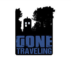 Свитшот хлопковый мужской Отправился путешествовать, цвет: белый — фото 2