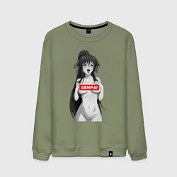 Мужской свитшот Ахегао senpai nudity