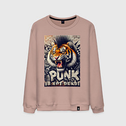 Мужской свитшот Cool tiger - punks not dead