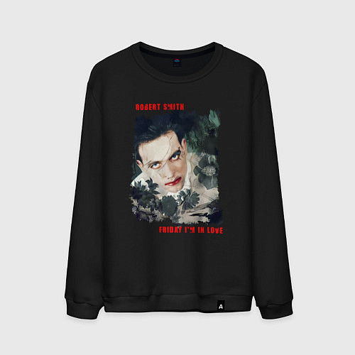 Мужской свитшот Robert Smith - The cure / Черный – фото 1