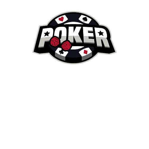 Мужской свитшот Poker game / Белый – фото 3
