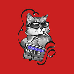 Свитшот хлопковый мужской Depeche Mode - Depeche cat, цвет: красный — фото 2