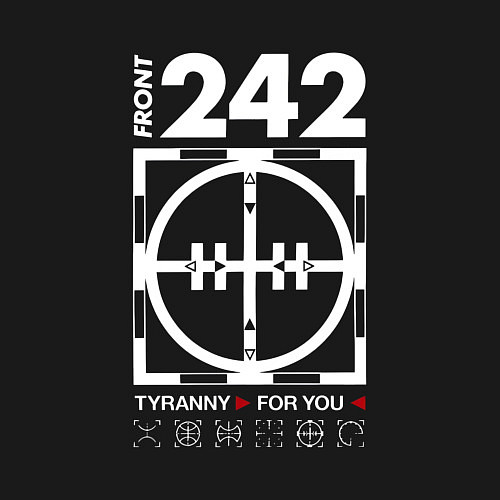 Мужской свитшот Front 242 - Tyrany for you / Черный – фото 3