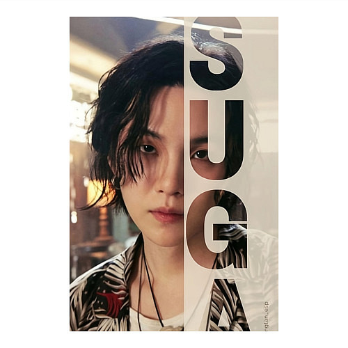 Мужской свитшот Agust D / Белый – фото 3