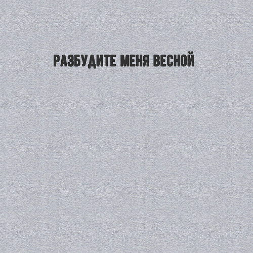 Мужской свитшот Разбудите весной / Меланж – фото 3