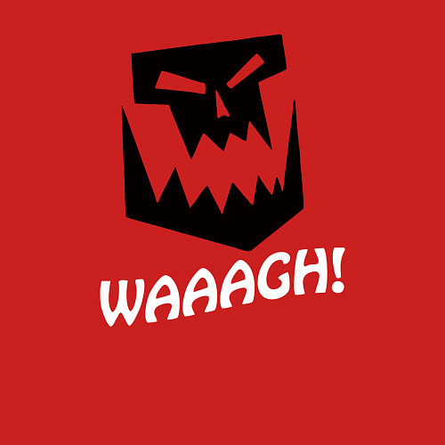 Мужской свитшот Warhammer waaagh / Красный – фото 3
