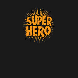 Свитшот хлопковый мужской Энергия супергероя, цвет: черный — фото 2