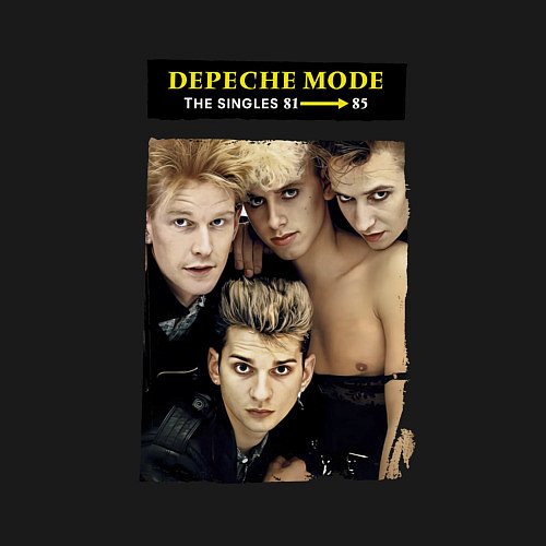 Мужской свитшот Depeche Mode - Singles / Черный – фото 3