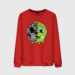 Свитшот хлопковый мужской Green smile, цвет: красный