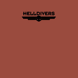 Свитшот хлопковый мужской Helldivers Logo, цвет: кирпичный — фото 2