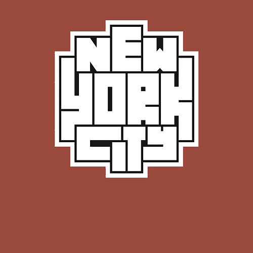 Мужской свитшот Нью-Йорк город / Кирпичный – фото 3