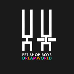 Свитшот хлопковый мужской Pet Shop Boys - Dreamworld, цвет: черный — фото 2