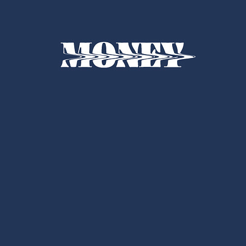 Мужской свитшот Money / Тёмно-синий – фото 3