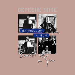 Свитшот хлопковый мужской Depeche Mode - Barrel of a gun ep, цвет: пыльно-розовый — фото 2