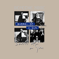 Свитшот хлопковый мужской Depeche Mode - Barrel of a gun ep, цвет: миндальный — фото 2