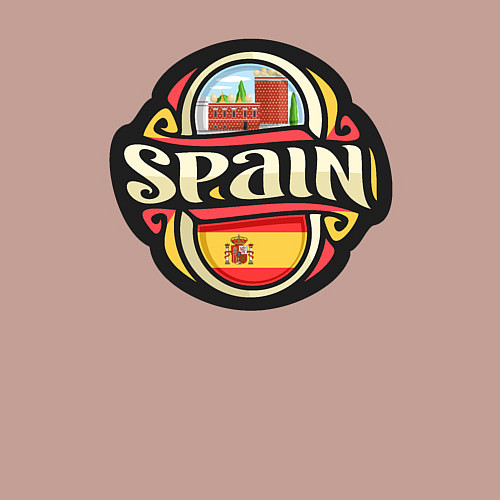 Мужской свитшот Spain / Пыльно-розовый – фото 3