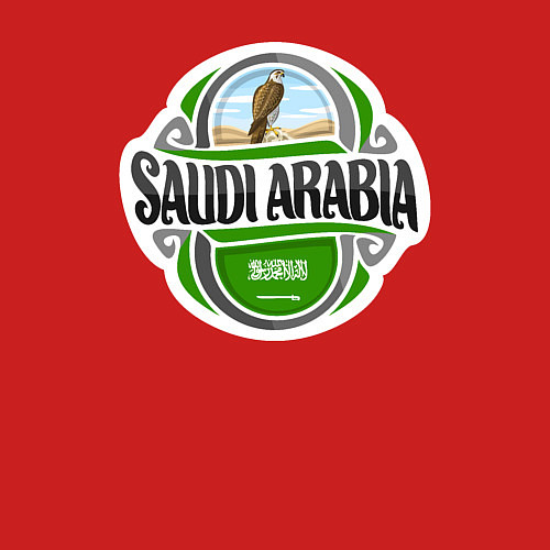 Мужской свитшот Saudi Arabia / Красный – фото 3