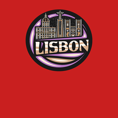 Мужской свитшот Лиссабон / Красный – фото 3