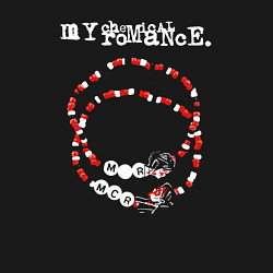 Свитшот хлопковый мужской My Chemical Romance rosary beads, цвет: черный — фото 2