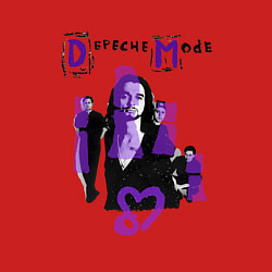 Свитшот хлопковый мужской Depeche Mode - Sofad devotional tour, цвет: красный — фото 2