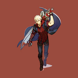 Свитшот хлопковый мужской Nero Devil may cry 4, цвет: кирпичный — фото 2
