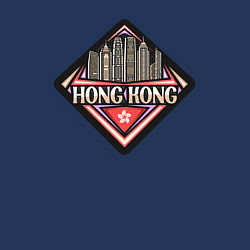 Свитшот хлопковый мужской Hong Kong adventure, цвет: тёмно-синий — фото 2