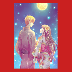 Свитшот хлопковый мужской Нана Осаки, цвет: красный — фото 2