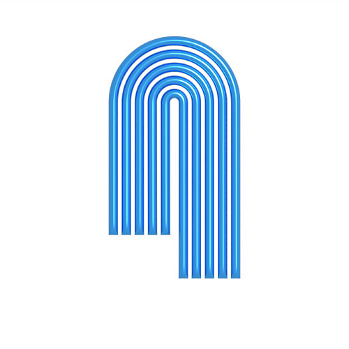 Мужской свитшот Голубой орнамент / Белый – фото 3