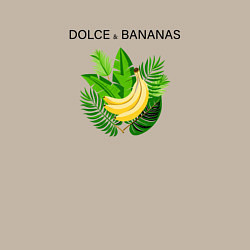 Свитшот хлопковый мужской Сладкие бананы, цвет: миндальный — фото 2