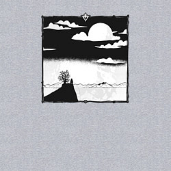 Свитшот хлопковый мужской Свирепая дикая душа, цвет: меланж — фото 2