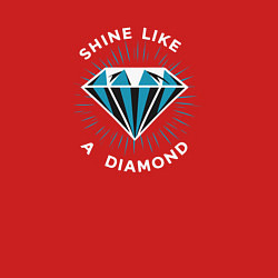 Свитшот хлопковый мужской Сияй как бриллиант, цвет: красный — фото 2