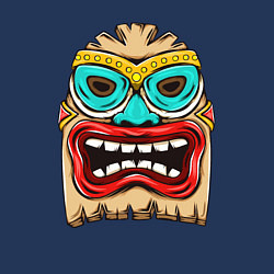 Свитшот хлопковый мужской Зубастый идол, цвет: тёмно-синий — фото 2