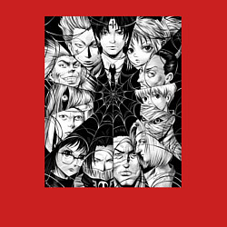 Свитшот хлопковый мужской Охотник х Охотник Хролло Люцильфер, цвет: красный — фото 2