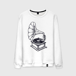 Мужской свитшот Звук пластинки