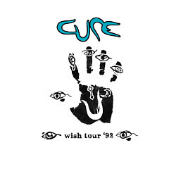 Свитшот хлопковый мужской The Cure - Wish tour, цвет: белый — фото 2
