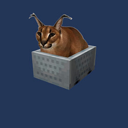 Свитшот хлопковый мужской Кот блоггер Шлепа, цвет: тёмно-синий — фото 2