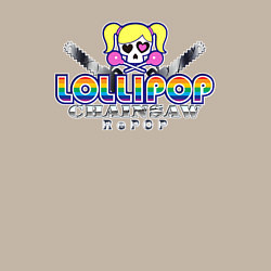 Свитшот хлопковый мужской Lollipop chainsaw repop logo, цвет: миндальный — фото 2