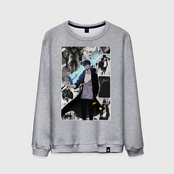 Мужской свитшот Поднятие уровня в одиночку Джину Сон охотник колла