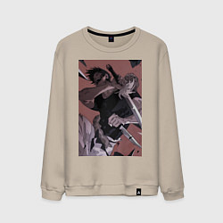 Мужской свитшот Магическая битва Тодзи Фусигуро с ножами