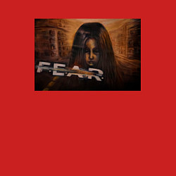 Свитшот хлопковый мужской Альма Вейд Fear 1, цвет: красный — фото 2