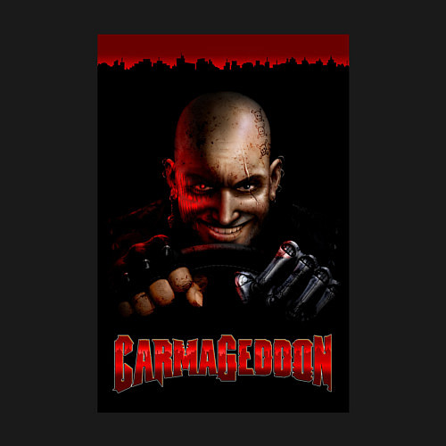 Мужской свитшот Carmageddon driver / Черный – фото 3