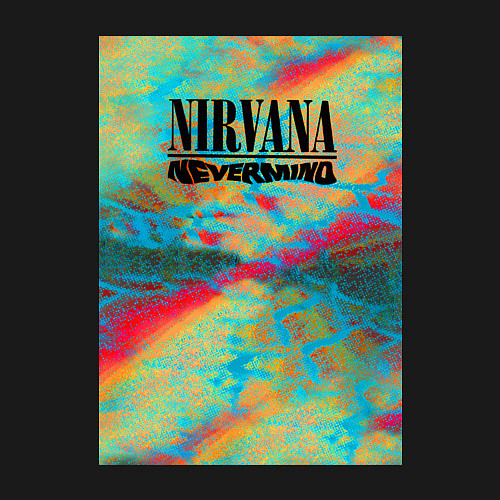 Мужской свитшот Nirvana nevermind album / Черный – фото 3
