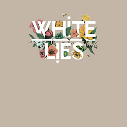 Свитшот хлопковый мужской White Lies - Flowers, цвет: миндальный — фото 2