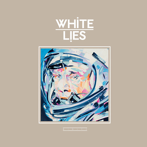 Мужской свитшот White Lies - Big TV new merch / Миндальный – фото 3