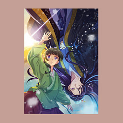 Свитшот хлопковый мужской Монолог фармацевта Маомао Жэньши, цвет: пыльно-розовый — фото 2