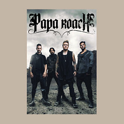 Свитшот хлопковый мужской Papa Roach all, цвет: миндальный — фото 2