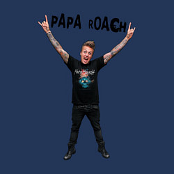 Свитшот хлопковый мужской Papa Roach - Jacoby, цвет: тёмно-синий — фото 2