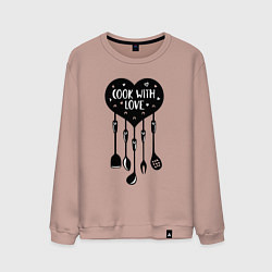 Мужской свитшот Готовь с любовью